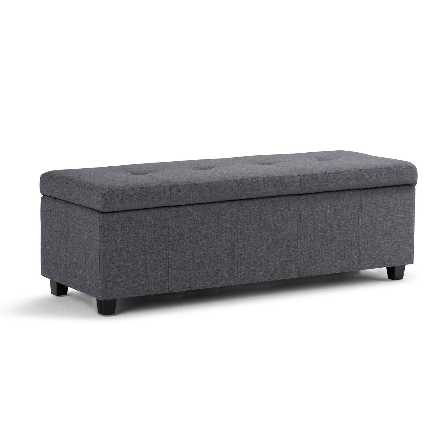 Castleford Storage Ottoman in Linen