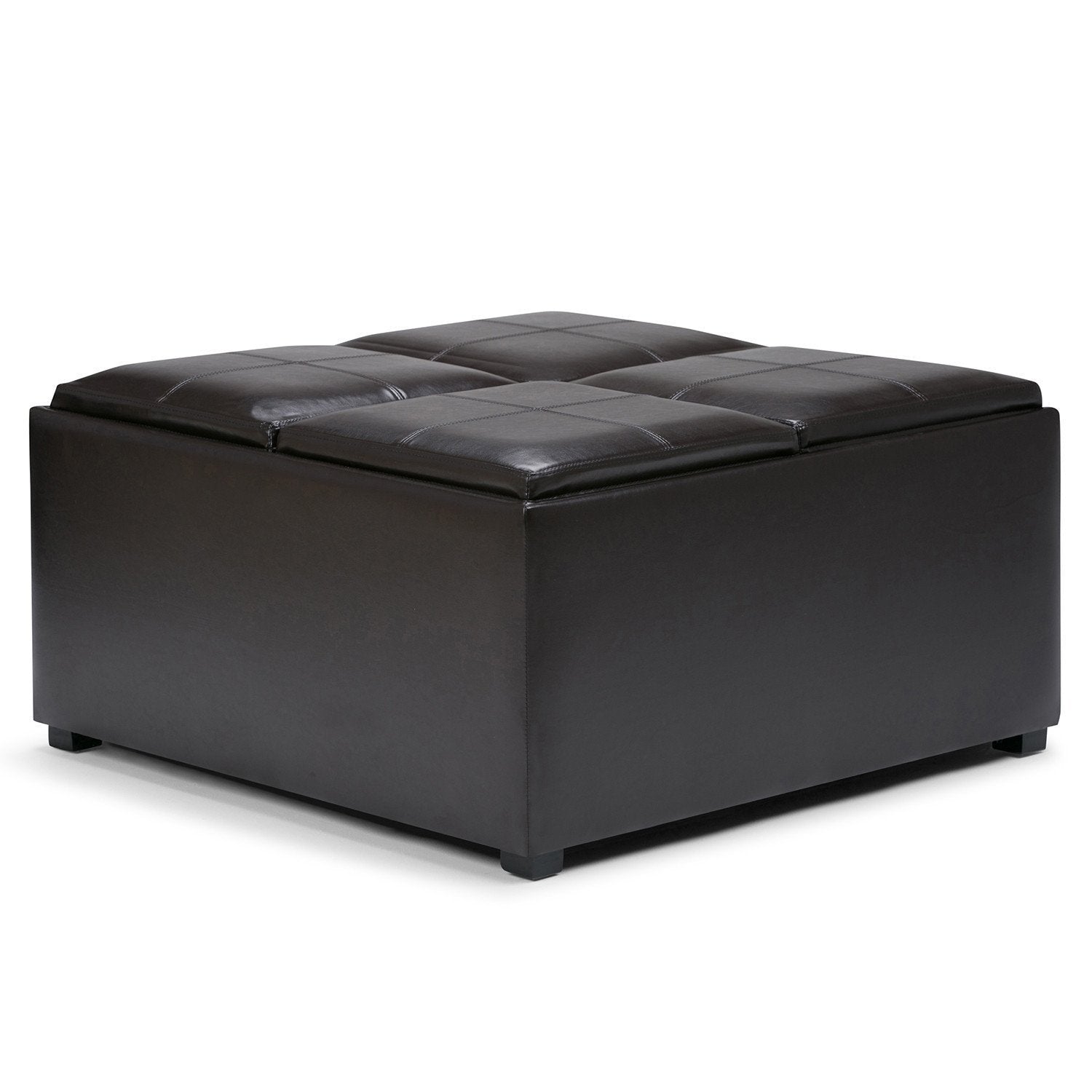 Avalon Table Ottoman in Vegan Leather