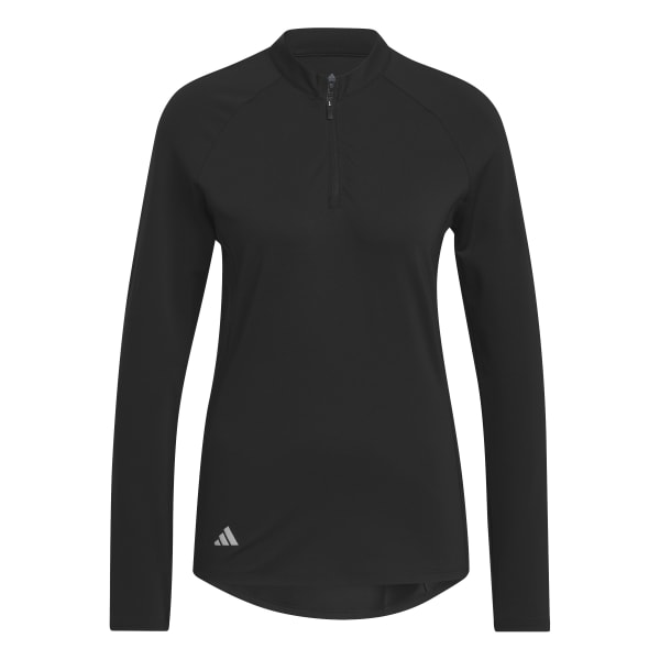 Adidas Golf Ladies 1/4 Zip LS Polo