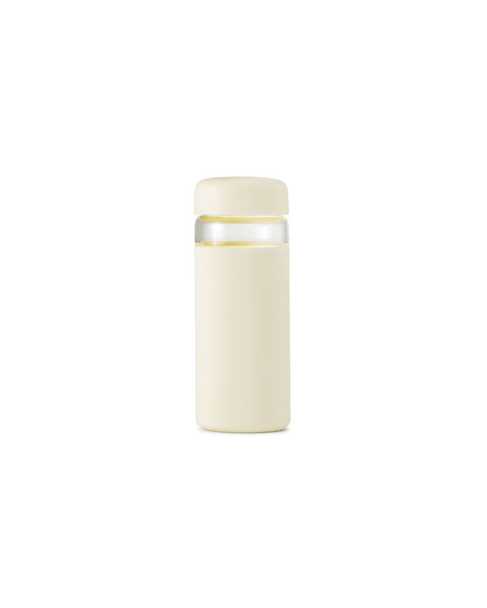 Wide Mouth Glass / Cream Bottle / 16 Oz. Durable Glass With Silicone Protective Sleeve / BPA-Free, Dishwasher-Safe / Porter by W&P