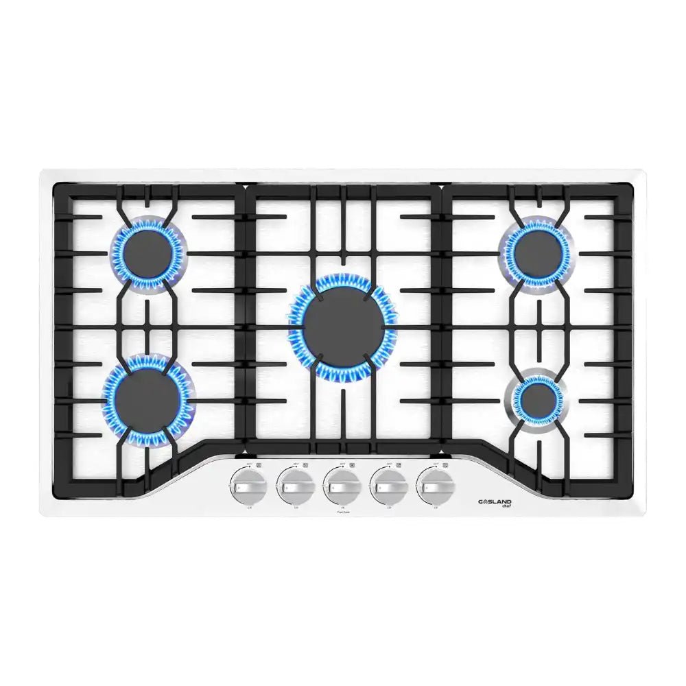 36" 5 Burner Stainless Steel Gas Cooktop